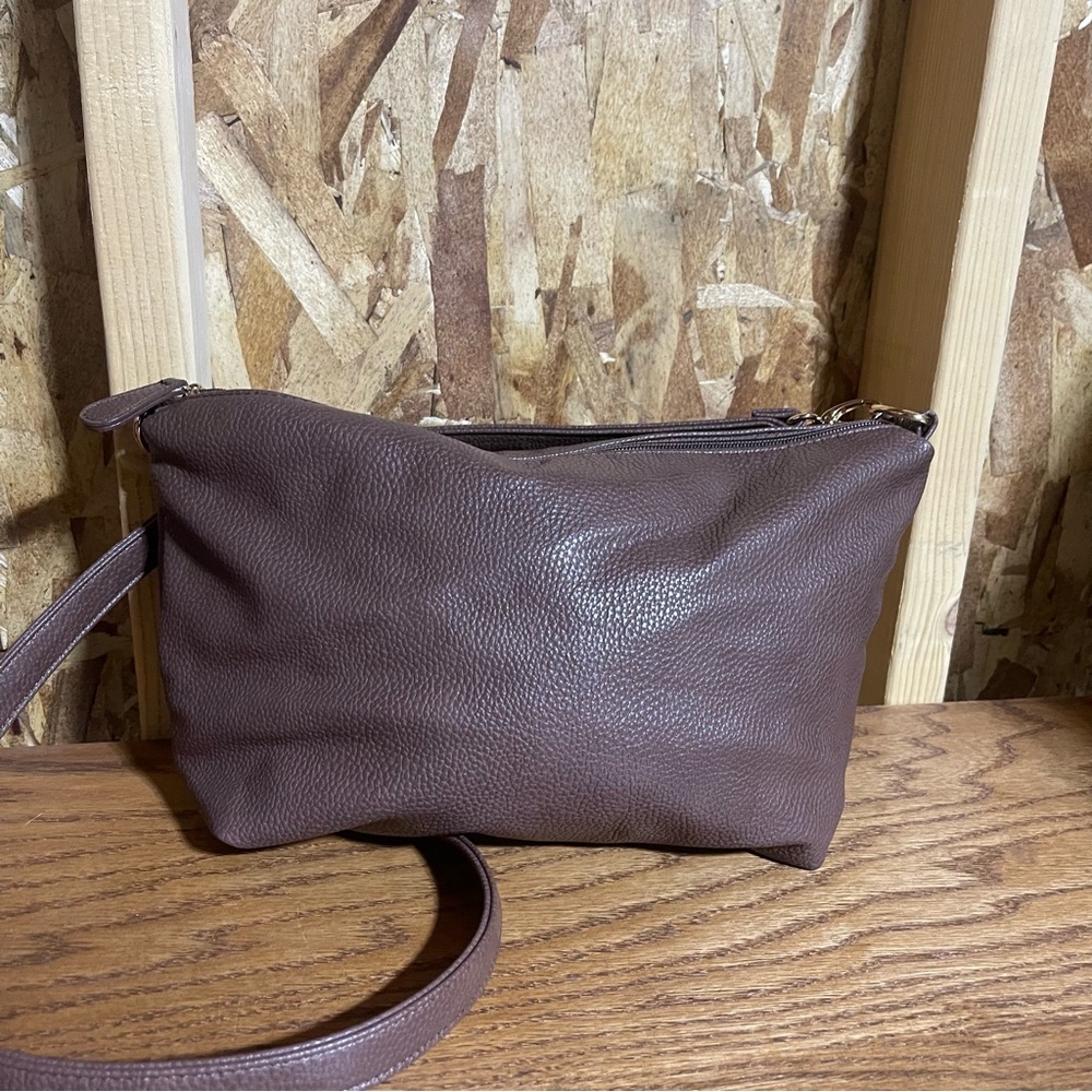 Steve Madden Brown Leather‎ Crossbody Bag - Picture 4 of 5